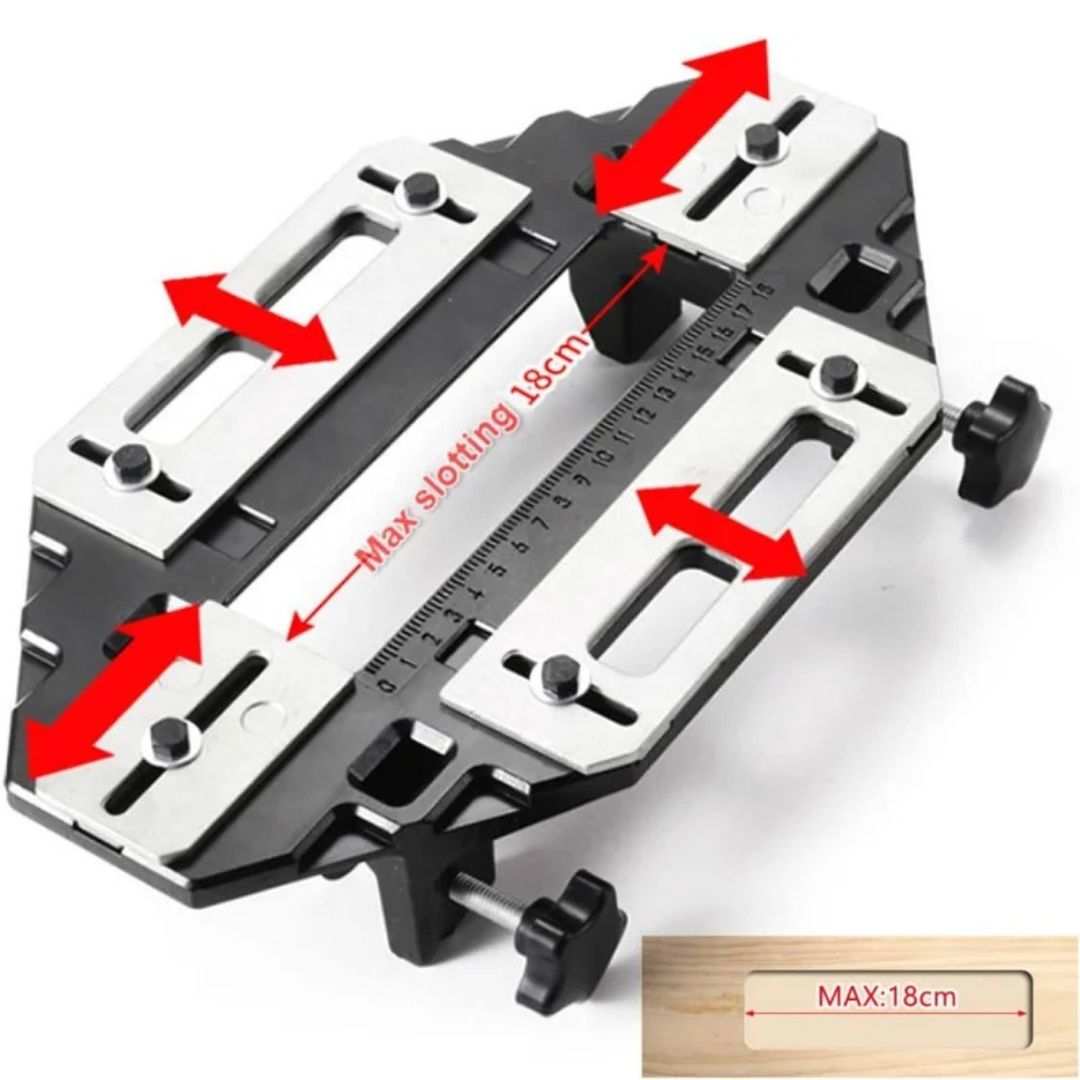 Door Hinge Mortising Jig - Aluminum - view 9