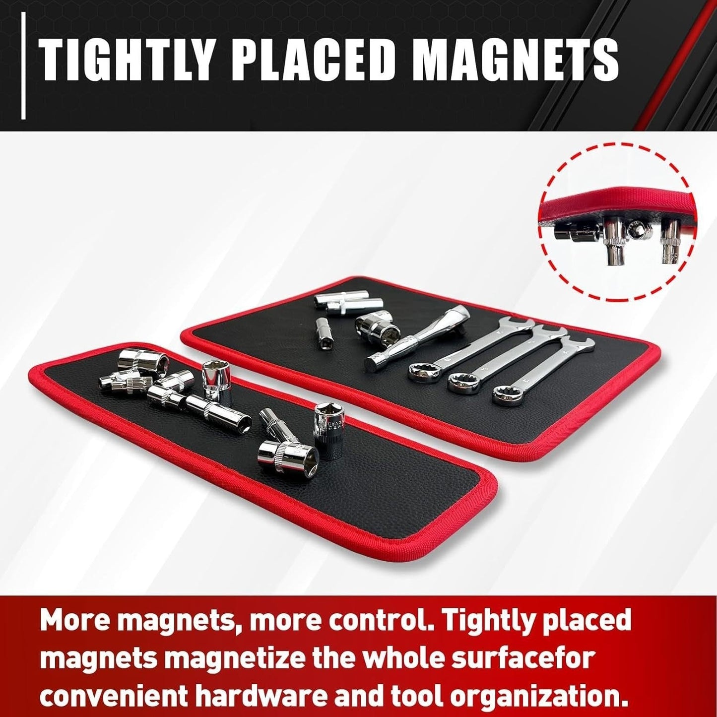 3-Piece Flexible Magnetic Tool Holder Mat Set