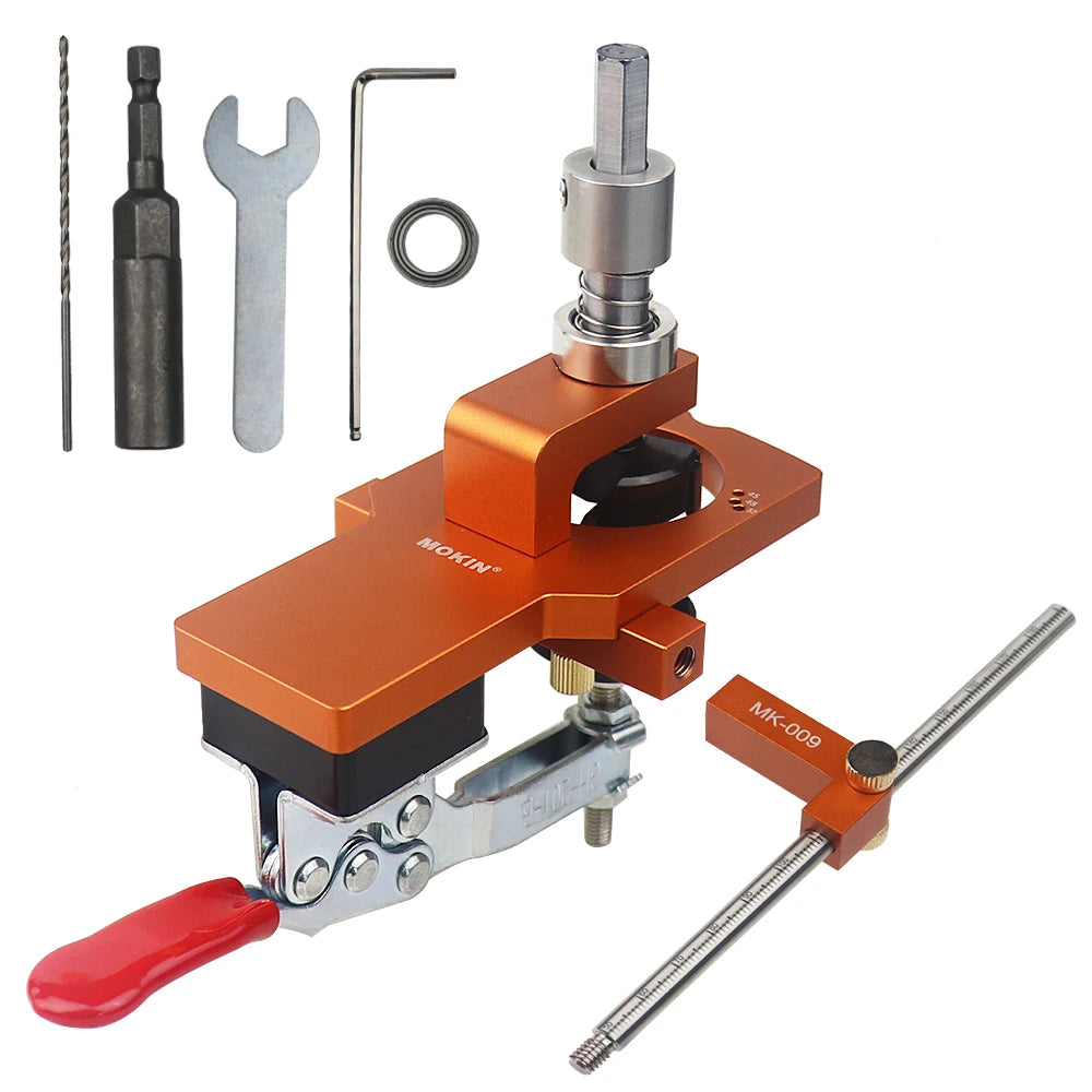35mm Concealed Hinge Jig Kit – Hole Drilling Guide with Fixture