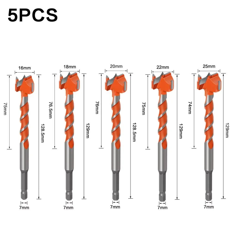 Round Shank Forstner Bit - 16-25mm Hinge Boring Drill Bit