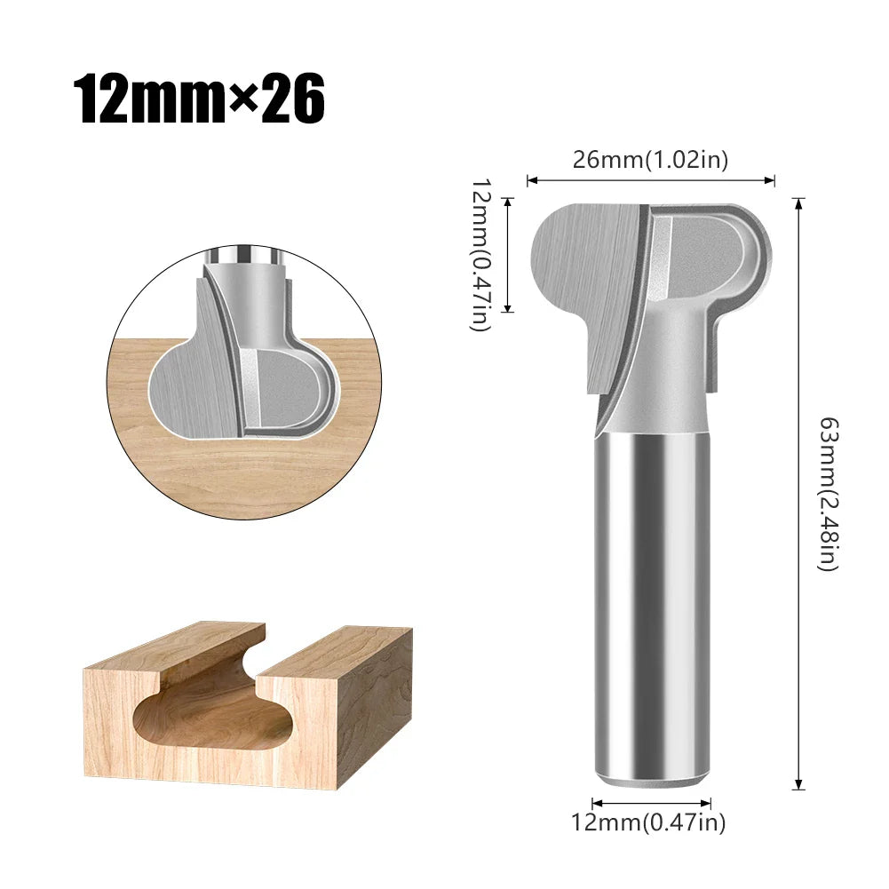 Pull Handle Router Bit - Recessed Cabinet & Drawer Cutter