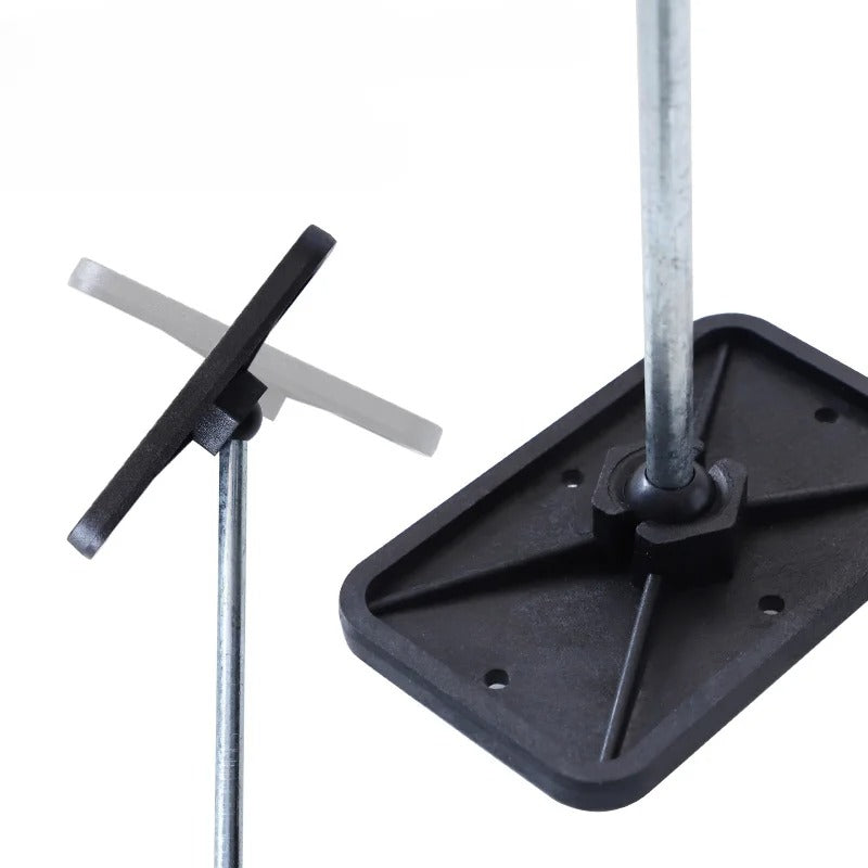 Telescopic Cabinet Support Jack, stainless steel 2-pack