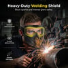 Detachable Full-Face Goggle Mask for Welding & Riding