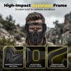 Detachable Full-Face Goggle Mask for Welding & Riding