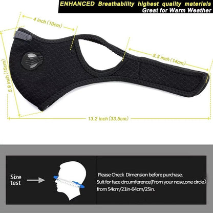 AirGuard Pro Carbon Filter Dust Mask
