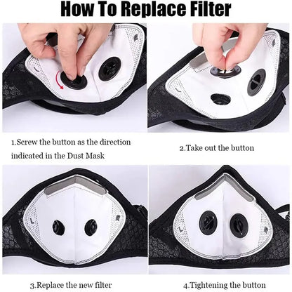 AirGuard Pro Carbon Filter Dust Mask
