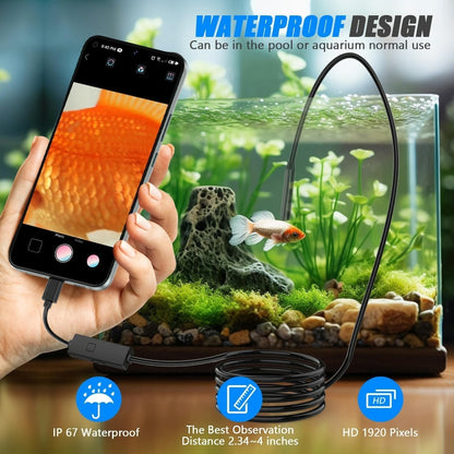 16.4ft HD Endoscope Inspection Camera for iPhone & Android