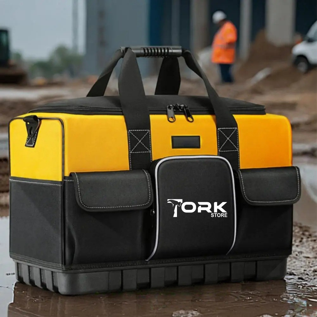 Heavy-Duty Tool Bag - Reinforced Base, Oxford Fabric