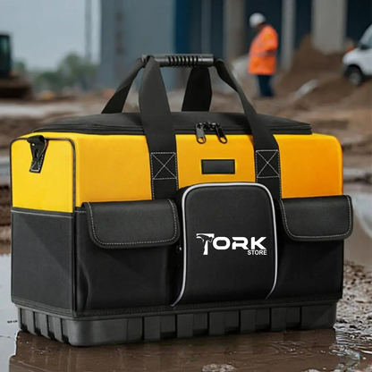 Heavy-Duty Tool Bag - Reinforced Base, Oxford Fabric