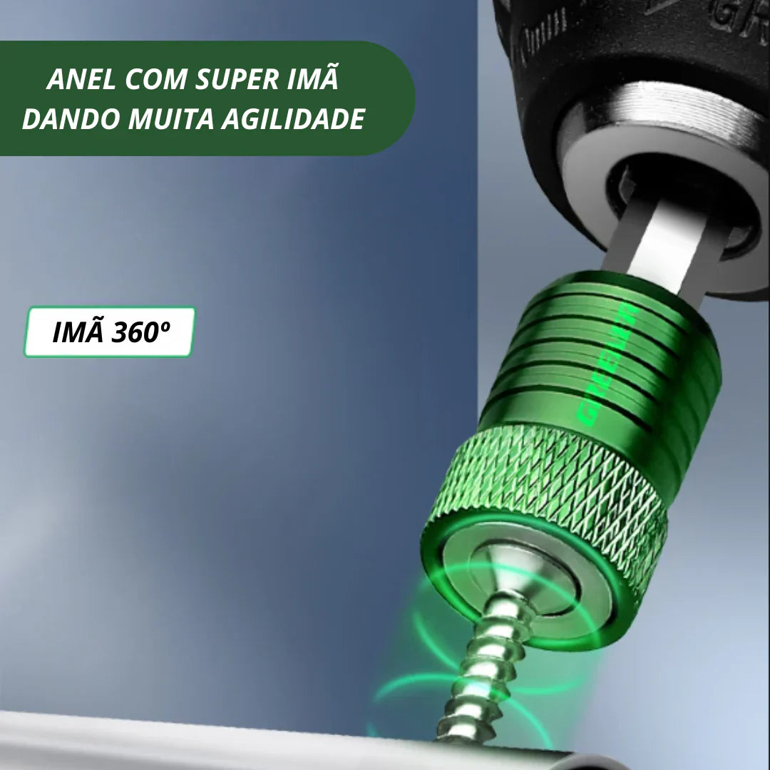 Greener Magnetic Bit Tips with Magnetic Ring