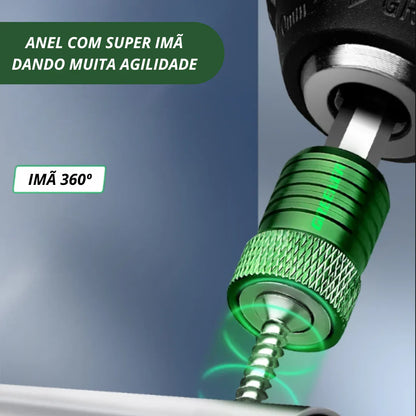 Greener Magnetic Bit Tips with Magnetic Ring