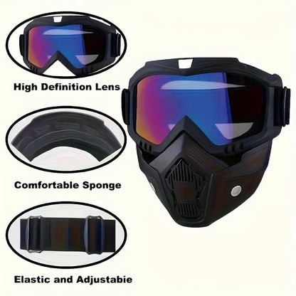 4-in-1 Modular Full-Face Safety Goggles