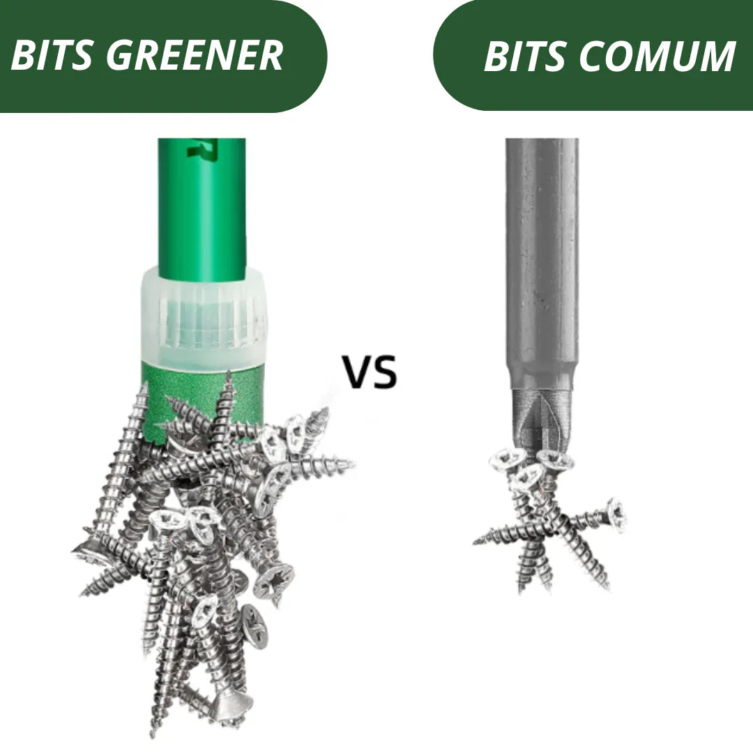 Greener Magnetic Bit Tips with Magnetic Ring