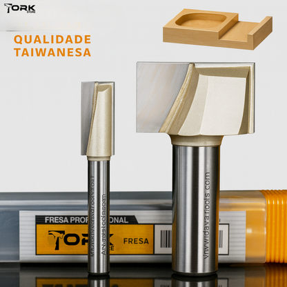 Straight Flush Trim Router Bit, tungsten carbide