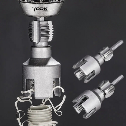 Manual Pipe Threader with Hex Fitting - DN15/DN20