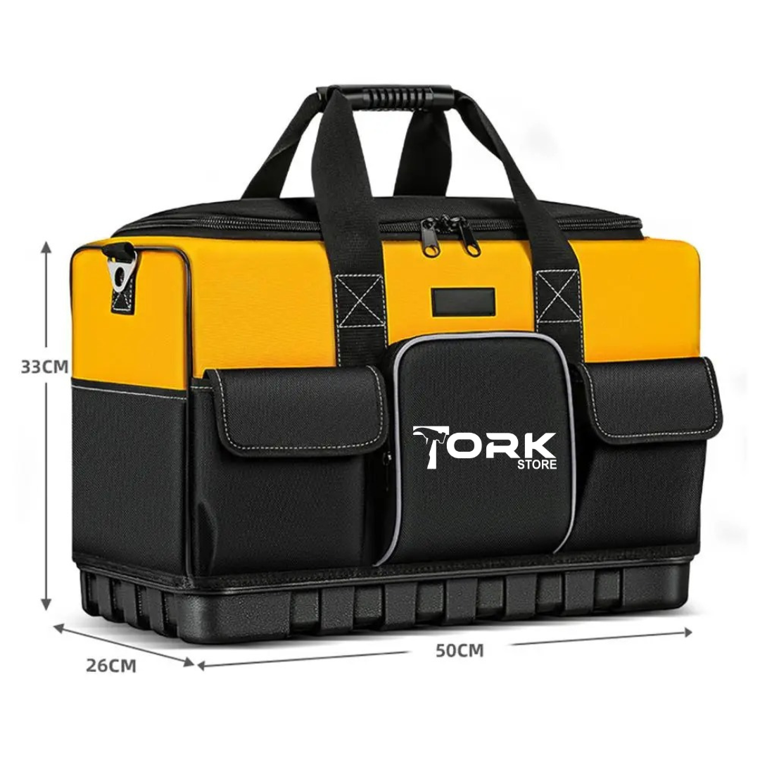 Heavy-Duty Tool Bag - Reinforced Base, Oxford Fabric