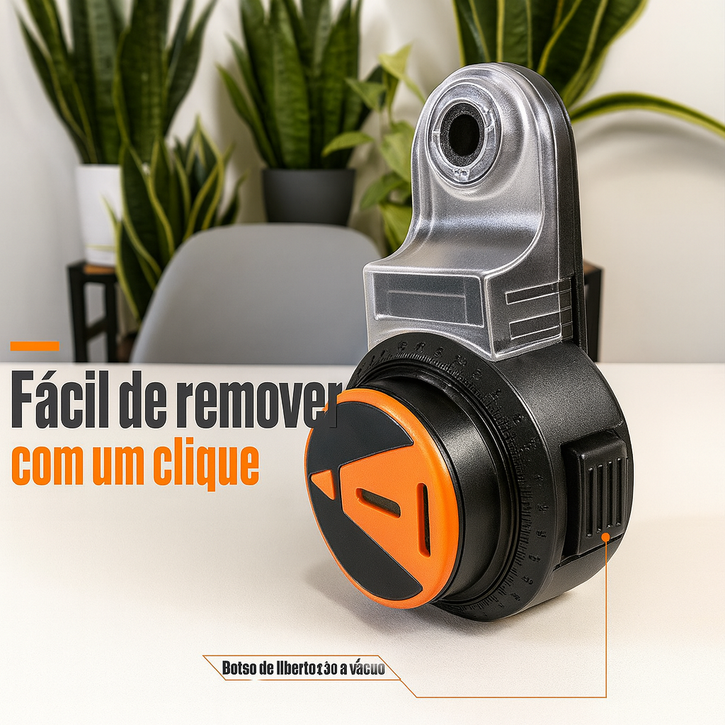360-Degree Laser Level with Vacuum Suction Mount