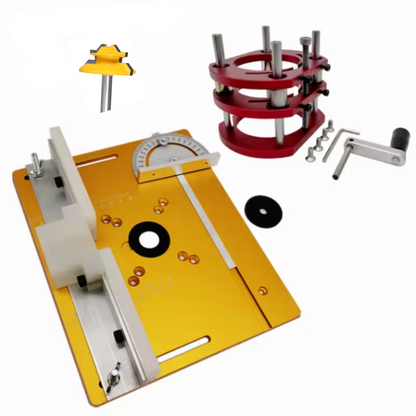 Router Table Lift Plate - Aluminum, 2 Inch Lift Stroke