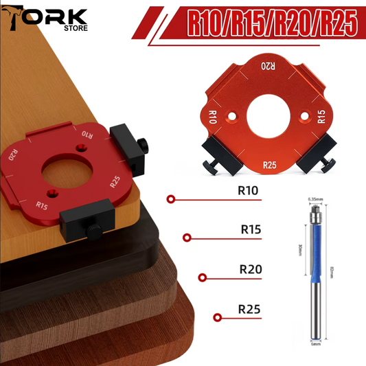 4-in-1 Corner Radius Template - Aluminum