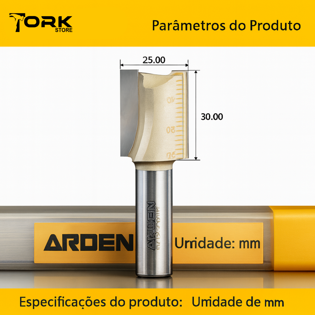 Straight Flush Trim Router Bit, tungsten carbide