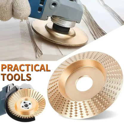 3-Piece Wood Carving Disc Set for Angle Grinder