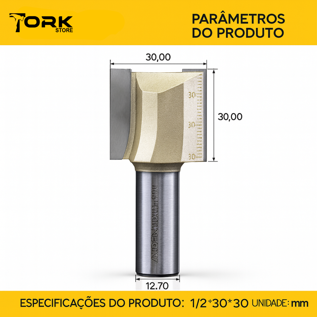 Straight Flush Trim Router Bit, tungsten carbide