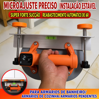 Electric Suction Cup Lifter - 260kg Capacity, Digital Display