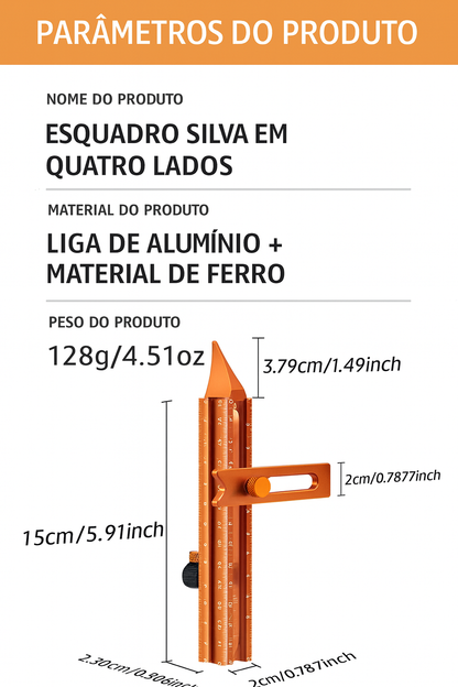 4-in-1 Marking Gauge - Magnetic Base