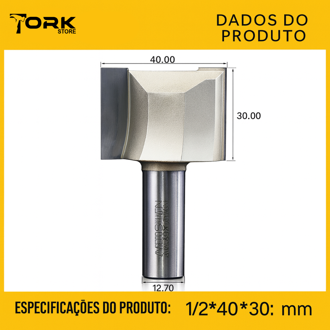 Straight Flush Trim Router Bit - 1/2 Inch Shank, Tungsten Carbide