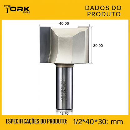 Straight Flush Trim Router Bit - 1/2 Inch Shank, Tungsten Carbide