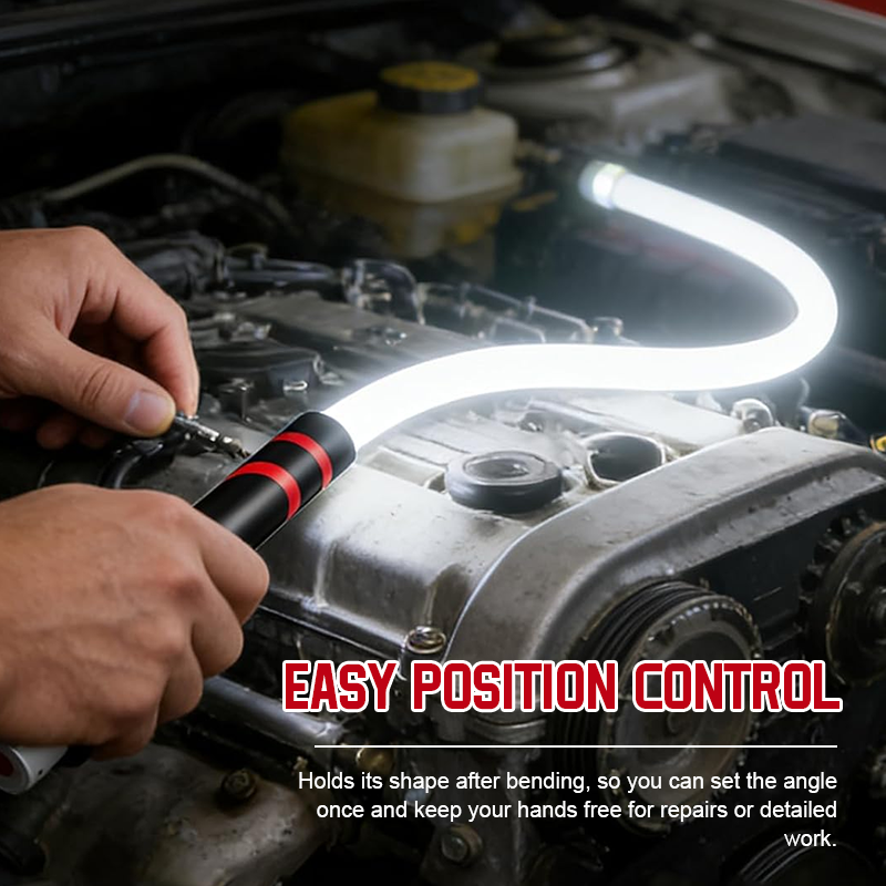 Flexible Gooseneck LED Inspection Light - USB-C Rechargeable