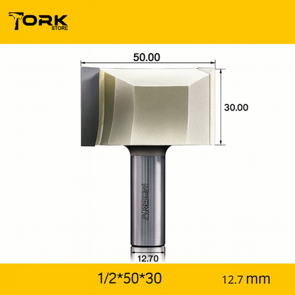 Straight Flush Trim Router Bit - 1/2 Inch Shank, Tungsten Carbide