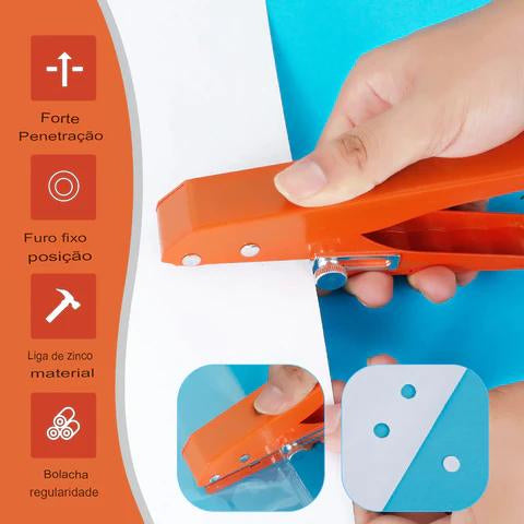 8mm Single Hole Punch Pliers Kit with 3mm Countersink Drill