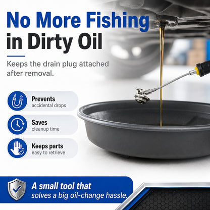 Flexible Magnetic Oil Drain Plug Remover