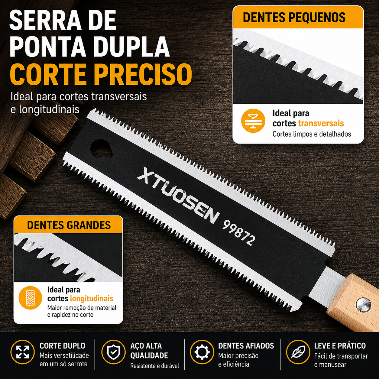 Japanese Pull Saw - Precision Wood Cutting
