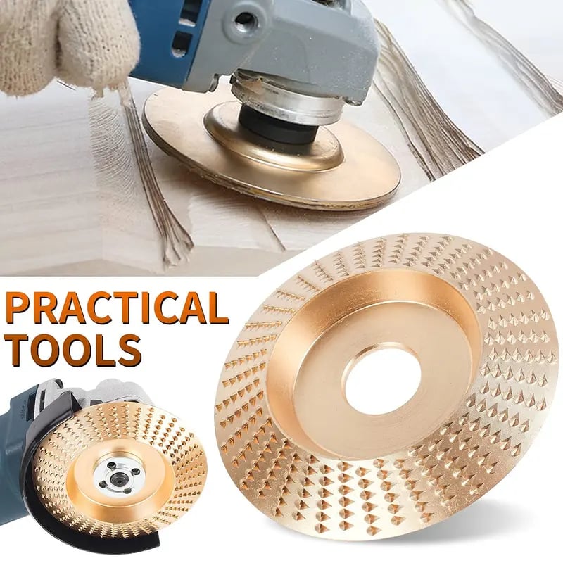3-Piece Wood Carving Wheel Set - Carbon Steel