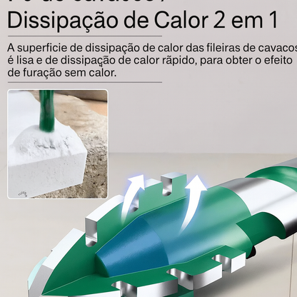 Multi-Material Drill Bit Set 93HRC