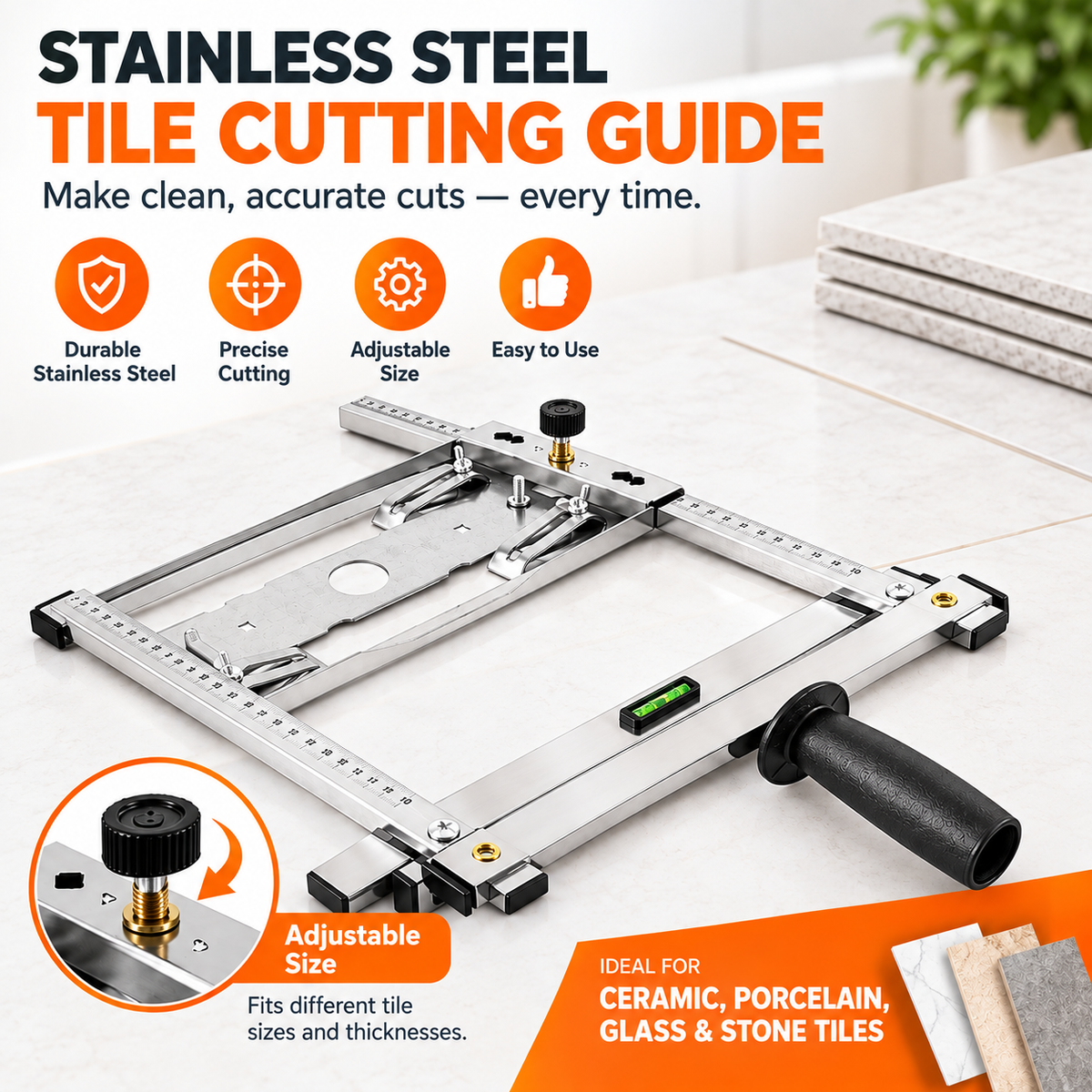 Saw Cutting Guide with Dual Positioning Ruler