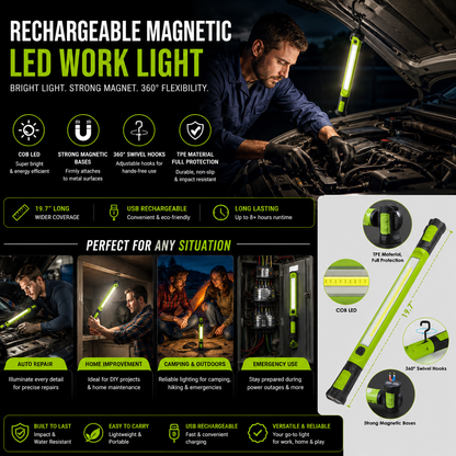 Magnetic Rechargeable COB Work Light