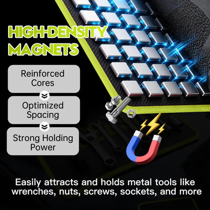 3-Piece Magnetic Tool Tray Set - Automotive & Workshop