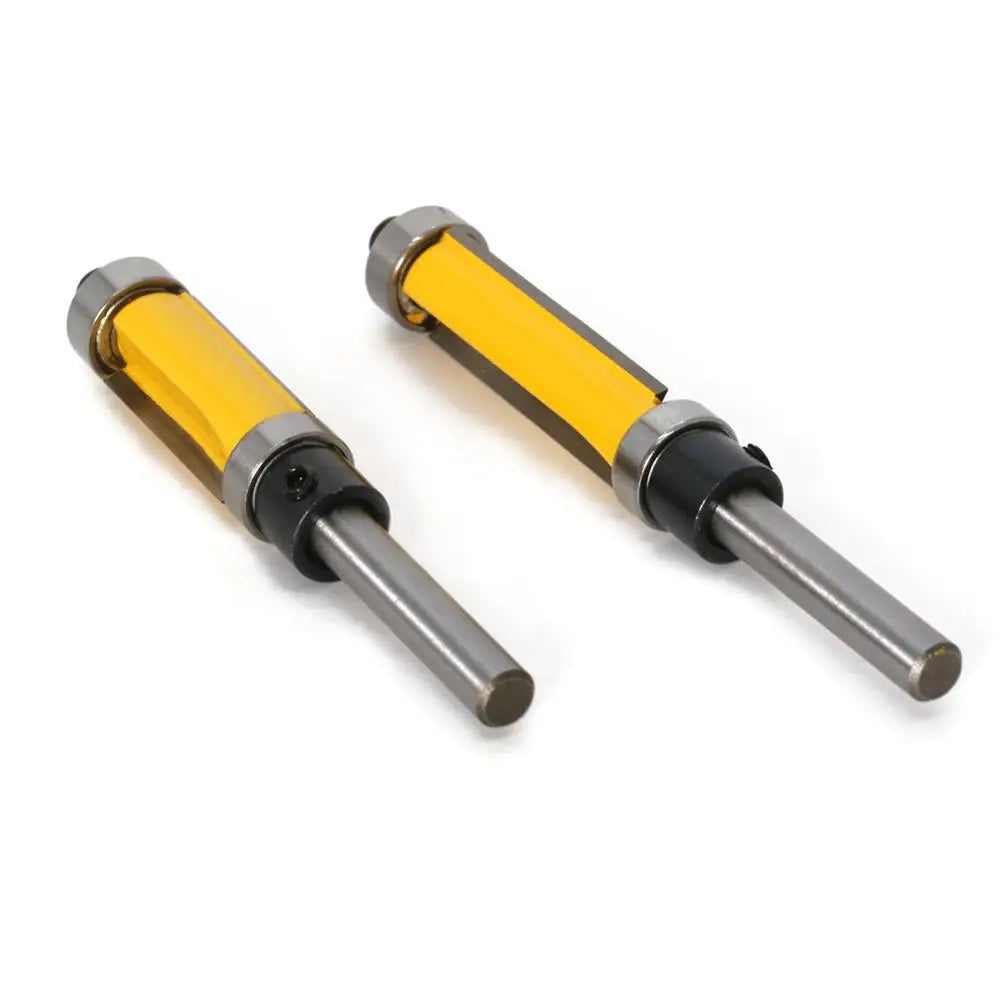 Template Trim Router Bit – Top & Bottom Bearing, 2in Cutting Length