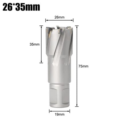 TCT Annular Cutter - 12-60mm, 3/4in Weldon Shank