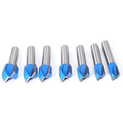 8mm shank solid carbide bottom cleaning router bit - image 6 of 22