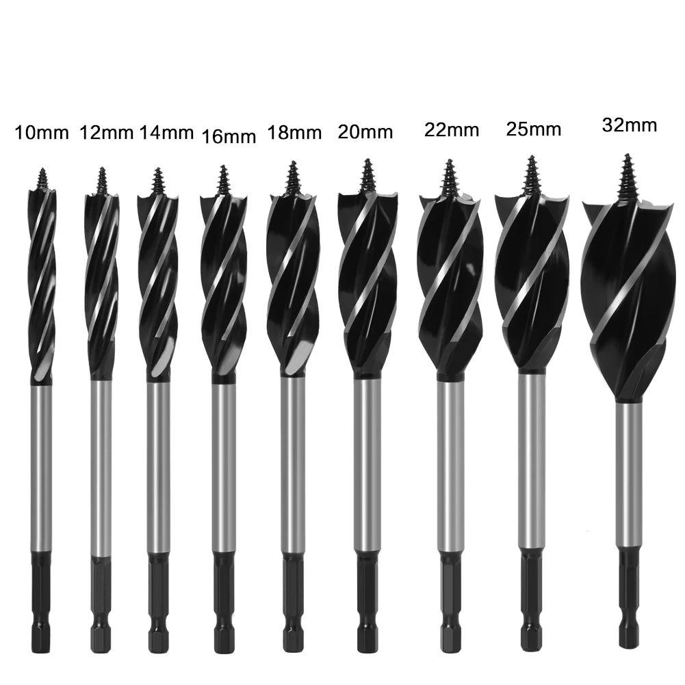 High carbon steel wood twist drill bit set - image 12 of 12