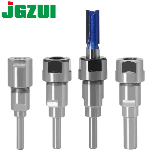Router Bit Extension Rod – Multi-Size Shank Collet Adapter
