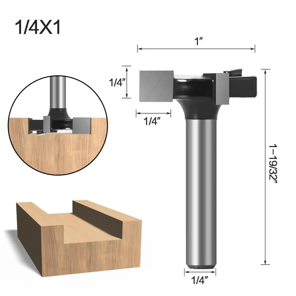1in spoilboard surfacing router bit with 1/4in and 6mm shank - image 7 of 8