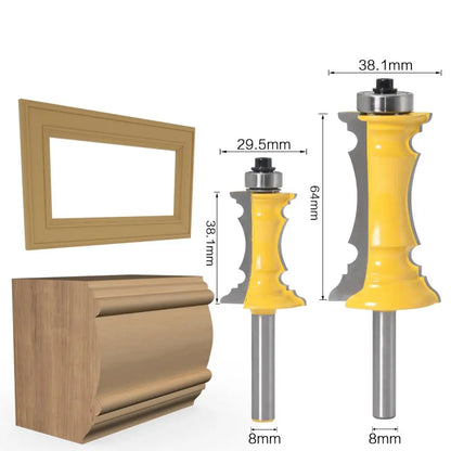 Mitered door frame router bit with 8mm shank - image 9 of 9