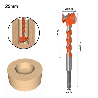 Round Shank Forstner Bit - 16-25mm Hinge Boring Drill Bit
