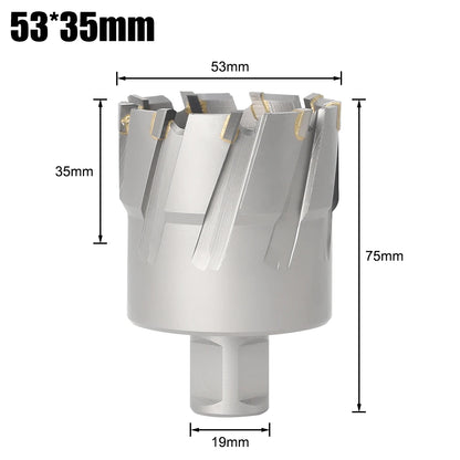 TCT Annular Cutter - 12-60mm, 3/4in Weldon Shank