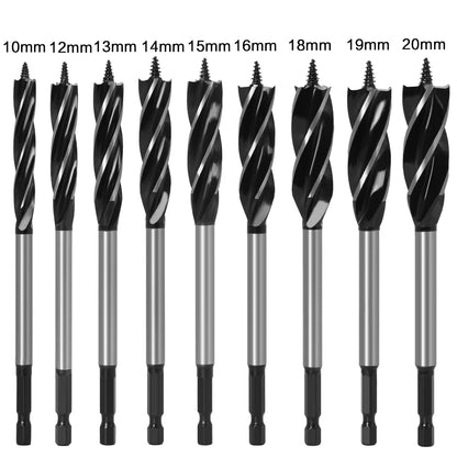 High carbon steel wood twist drill bit set - image 7 of 12